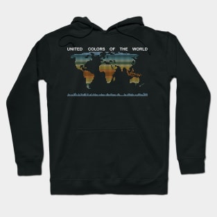 World map - United colors of the world Hoodie